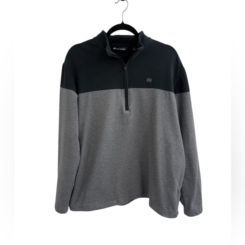 Travis Mathew Two Color Men's Quarter Zip Arizona Golf Course Size L